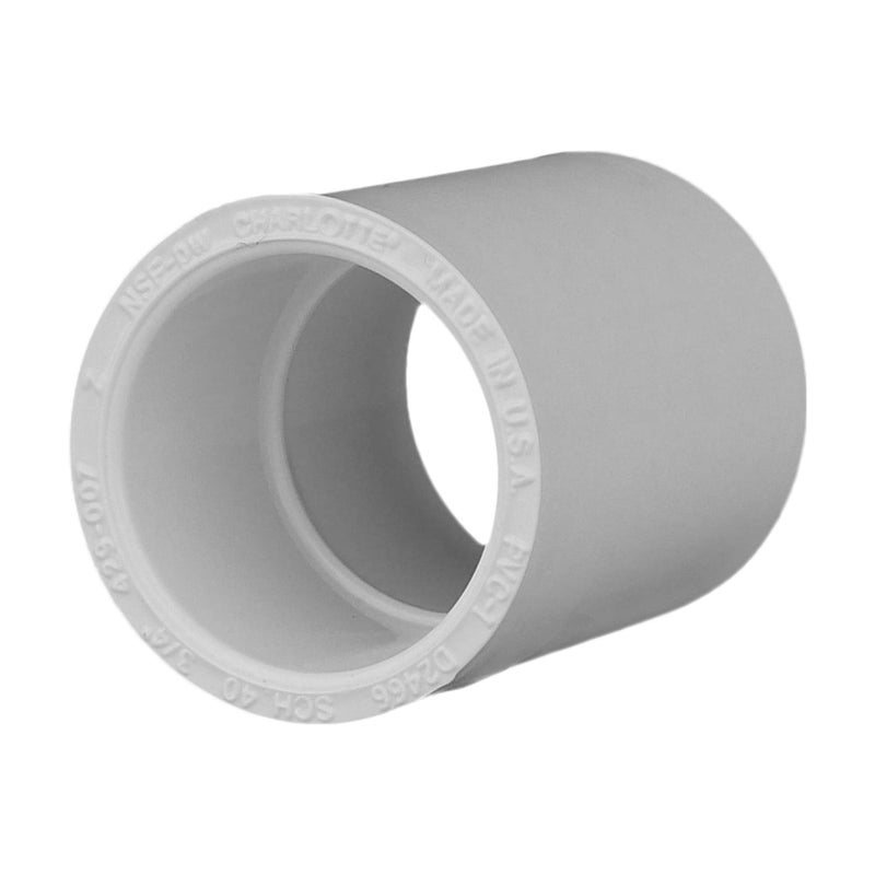 CHARLOTTE PIPE 3/4 SCH 40 COUPLING SXS CONTRACTOR PACK PRESSURE (10 Unit Bag) - Image 1